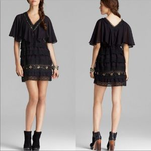 NWT Free People Tiered Caplet Dress